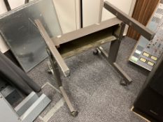 Furniture - metal frame on wheels