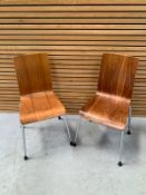 Oak Woodgrain Effect Commercial Grade Chairs