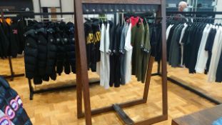 Clothes Hanging Rail X2