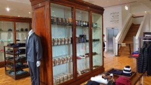 Large Front & Back Display Cabinet