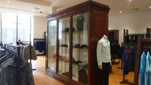 Large Front & Back Display Cabinet