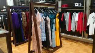 Clothes Hanging Rail X2