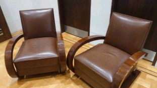 Leather Arm Chairs