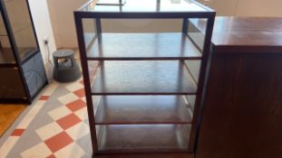 Wood & Glass Display Cabinet