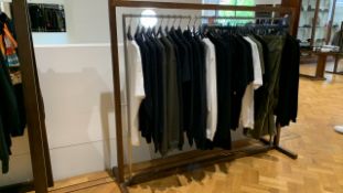 Clothes Hanging Rail X2