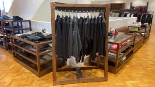 Clothes Hanging Rail X2