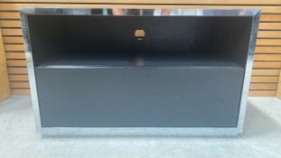 Black Wooden Storage Unit