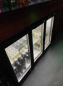 Treble Door back bar fridge