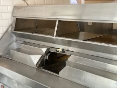 Hot Hold Display Unit With Fish Fryer