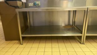 Stainless Steel Preparation Unit