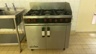 Moorwood M Line Plus 6 Ring Burner