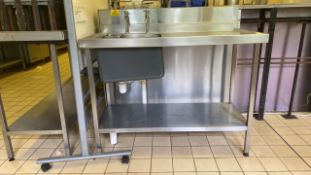 Stainless Steel Deep Based Sink (Left Side)