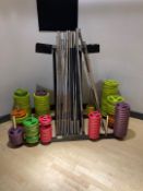 Storage Rack With Weights Included