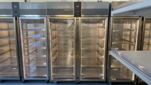Foster EcoPro G2 2 Glass Door 1350Ltr Cabinet Fridge