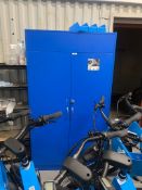 blue cigarette cabinet