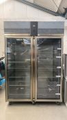 Foster EcoPro G2 2 Glass Door 1350Ltr Cabinet Fridge