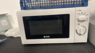 Microwave and Kettle