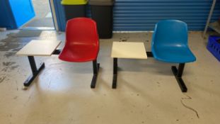 Plastic Chair and Table X2