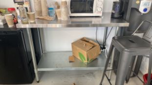 Stainless Steel Preperation Table