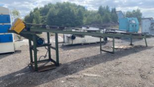 Elevated motorised Belt Conveyor