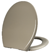 Quantity Of 6 Estilo Stratford Taupe Toilet Seat