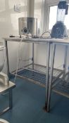 Stainless Steel Preparation Table