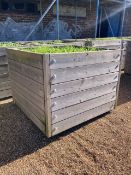 Large wooden planters x2