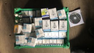 Bulbs box of various