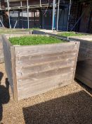 Large wooden planters x2