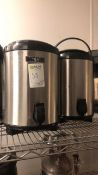 Genware hot water dispenser x2