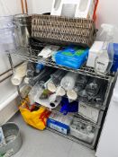 4 Shelve Racking Contents Included