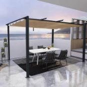 Boxed New Latina 3M X 3M Pergola Gazebo
