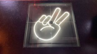 Neon Floor Sign