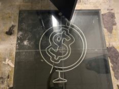 Neon Floor Sign