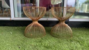 Outdoor Hourglass Ornament X2