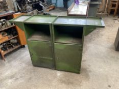 Steel cupboards