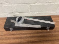 Optical bevel protractor