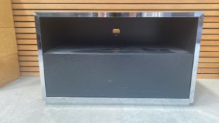 Black Wooden Storage Unit