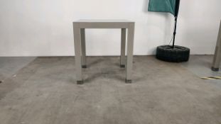 Large Side Table - Grey Gloss Finished