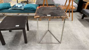 Wooden Square Table