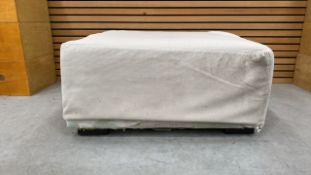 Cream Low Level Pouffe