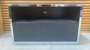 Black Wooden Storage Unit