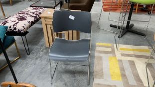 Grey & White Chairs x9