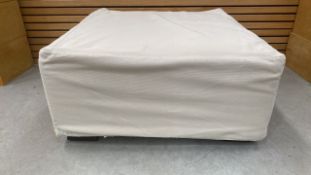 Cream Low Level Pouffe