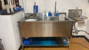 Stainless Steel Double Sink Unit