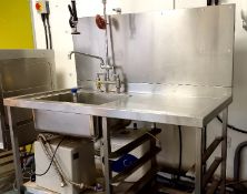 Stainless Steel Sink Unit + Spray Tap