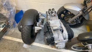 2 x scooter engine blocks