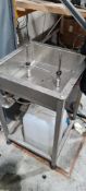 2 Head bottle washer unit