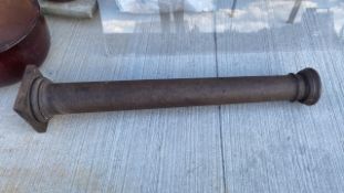 Believed To Be Antique Battle of Waterloo Cannon Pedastool