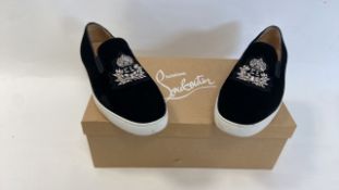 Christian Louboutin Boat Flat Velvet